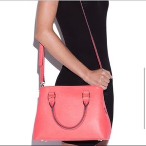 Just Fab - Coral satchel - Brand New